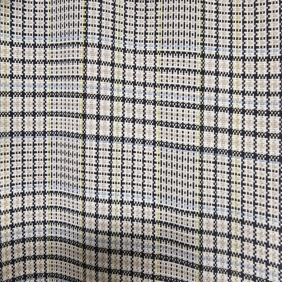 SO Oversized Plaid Blazer Pink Yellow White Black Green Blue Academia Office - Picture 2 of 10